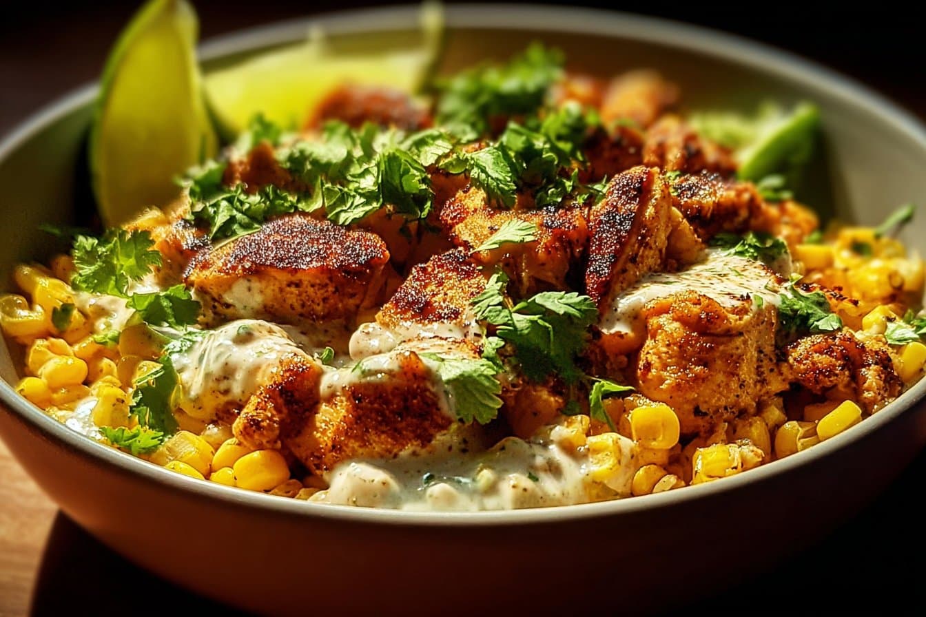 Tasty Street Corn Chicken Bowl
