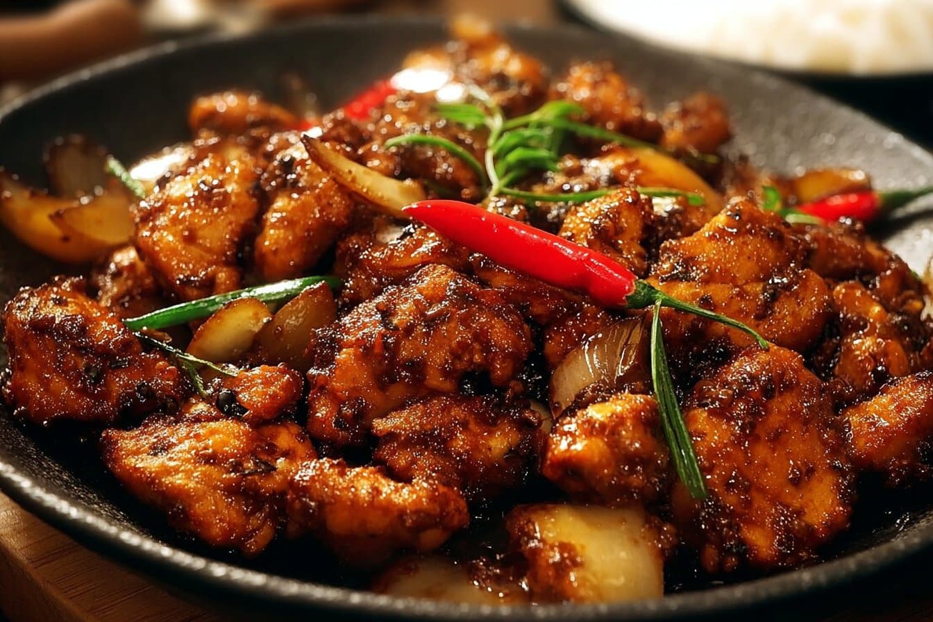 Black Pepper Chicken