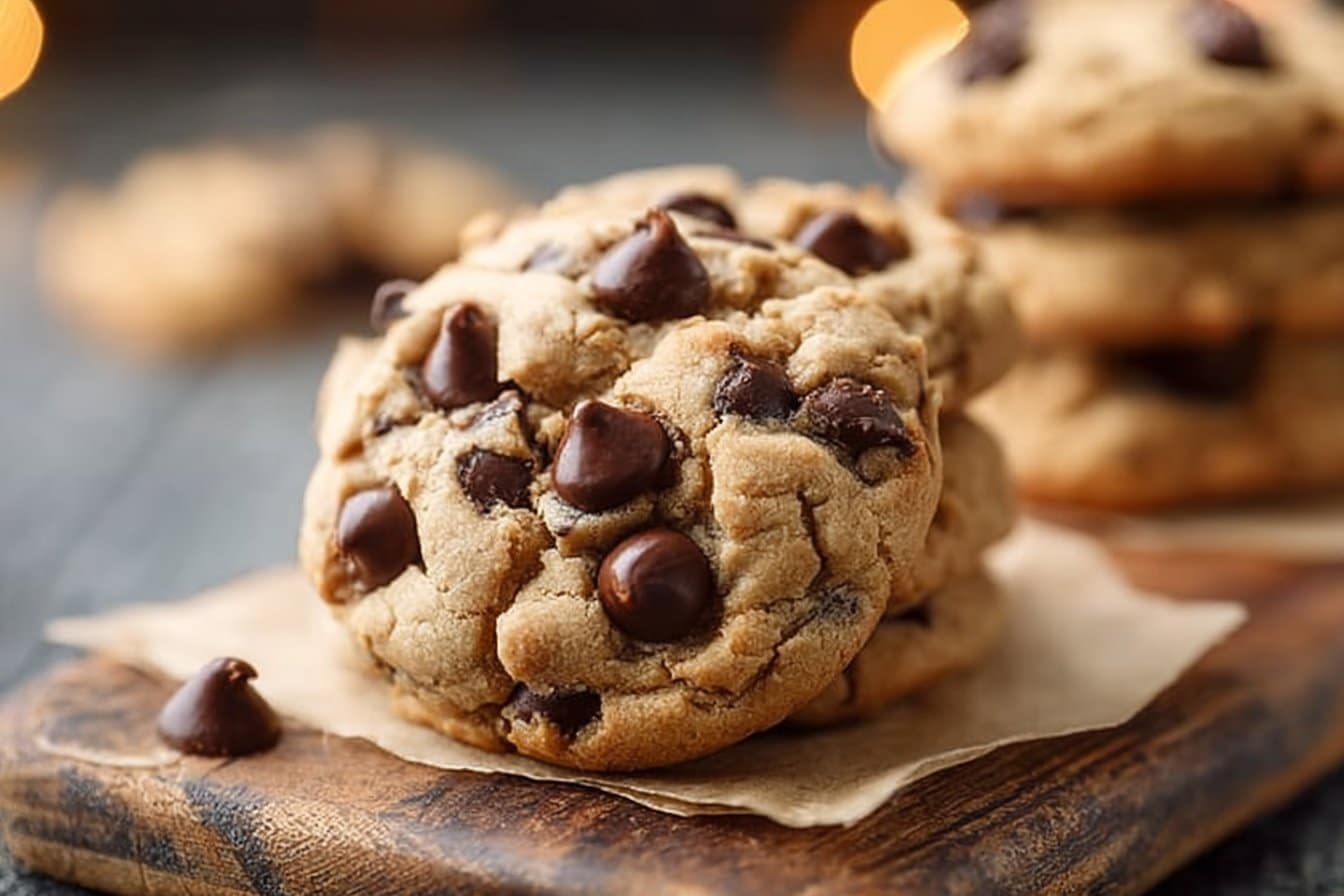 Easy Peanut Butter Chocolate Chip Cookies