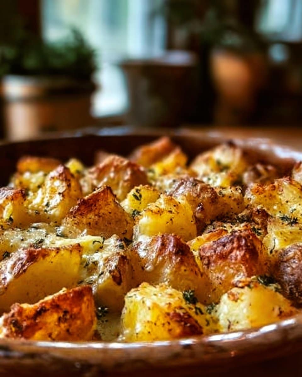 Cheesy Ranch Oven Roasted Potatoes