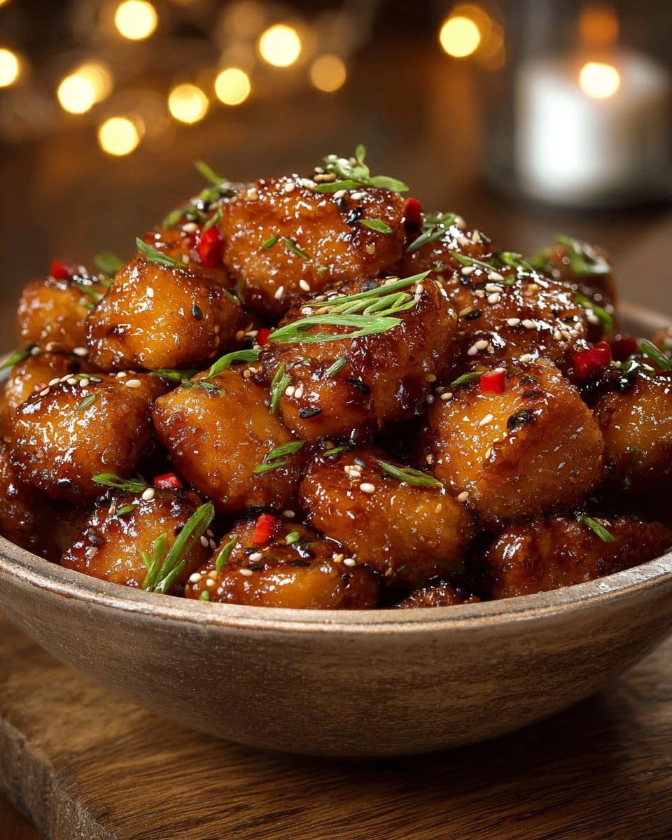 Easy Honey Garlic Chicken Bites