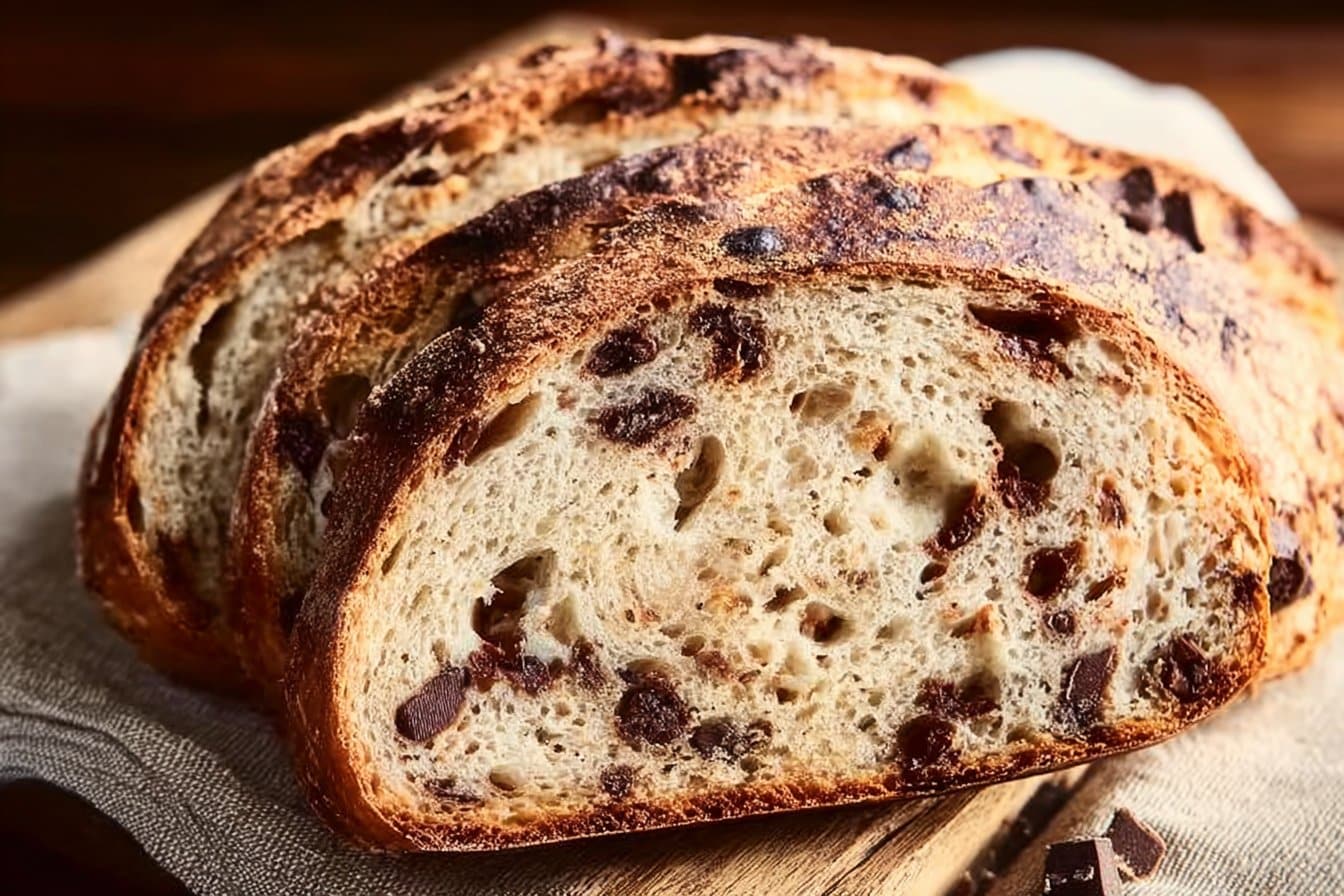 Chocolate Chip Sourdough Bread
