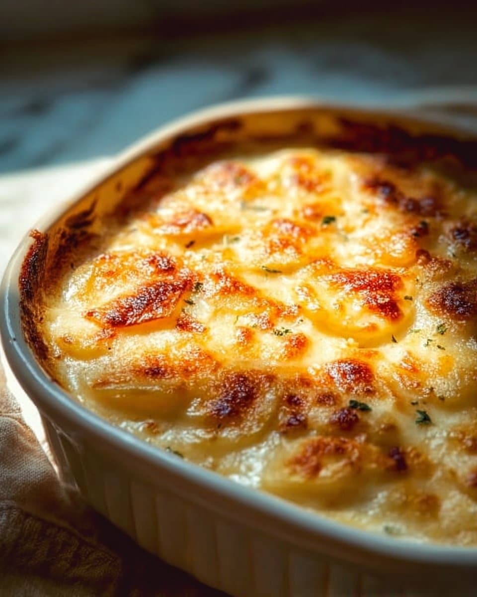 Copycat Ruth’s Chris Potatoes au Gratin