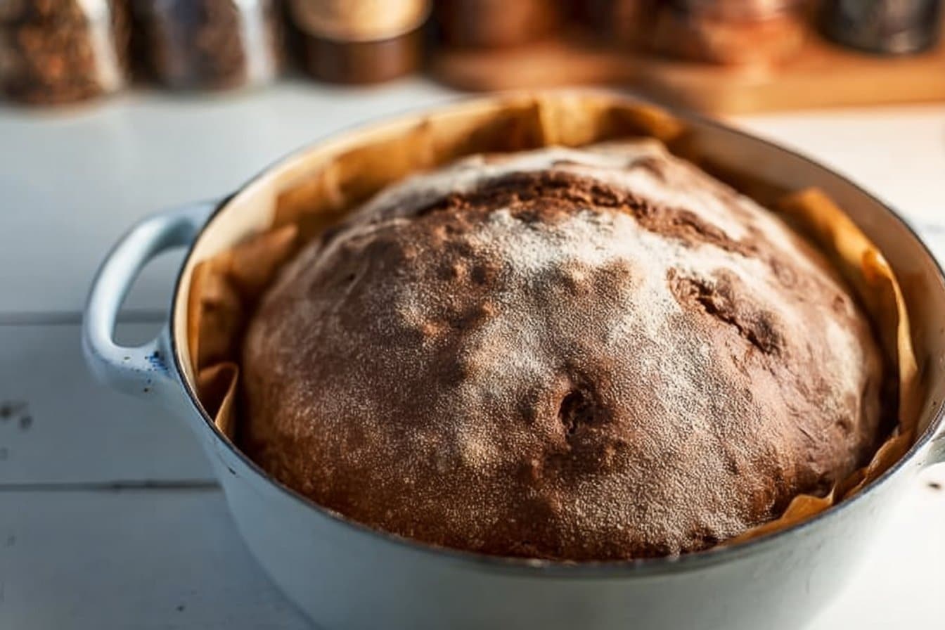 Easy Chocolate Sourdough Bread
