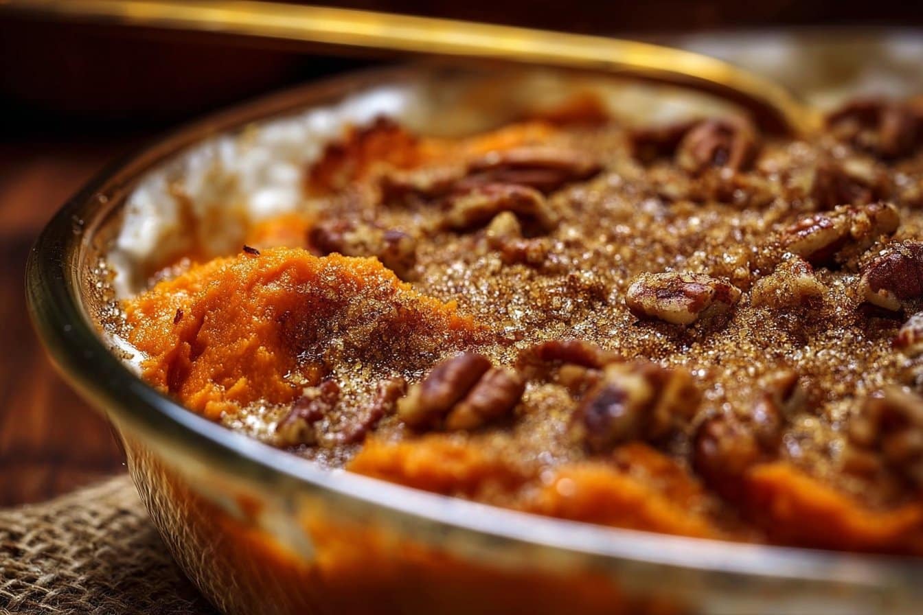 Southern Maple Sweet Potato Casserole