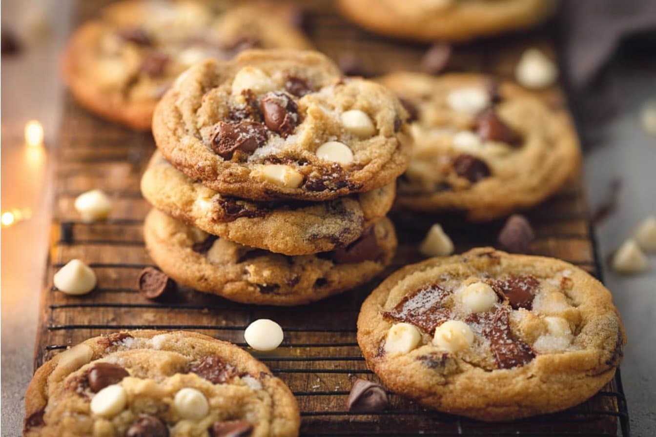 Chocolate Chip and White Chocolate Chip Cookies