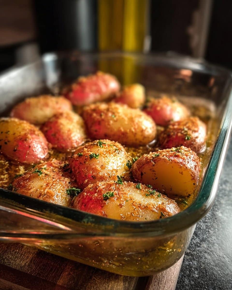 Oven Roasted Parmesan Potatoes