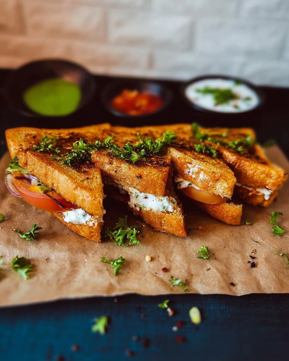 Yogurt Tempered Sandwich | Bread Sandwich Recipe | Sandwich Recipe