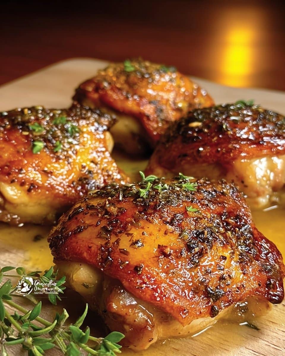 Baked Chicken Thighs