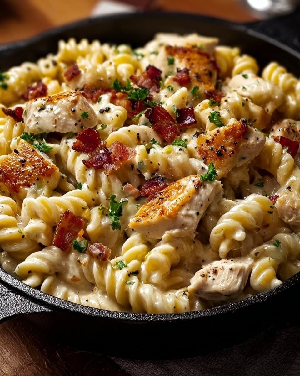 Chicken Bacon Ranch Pasta