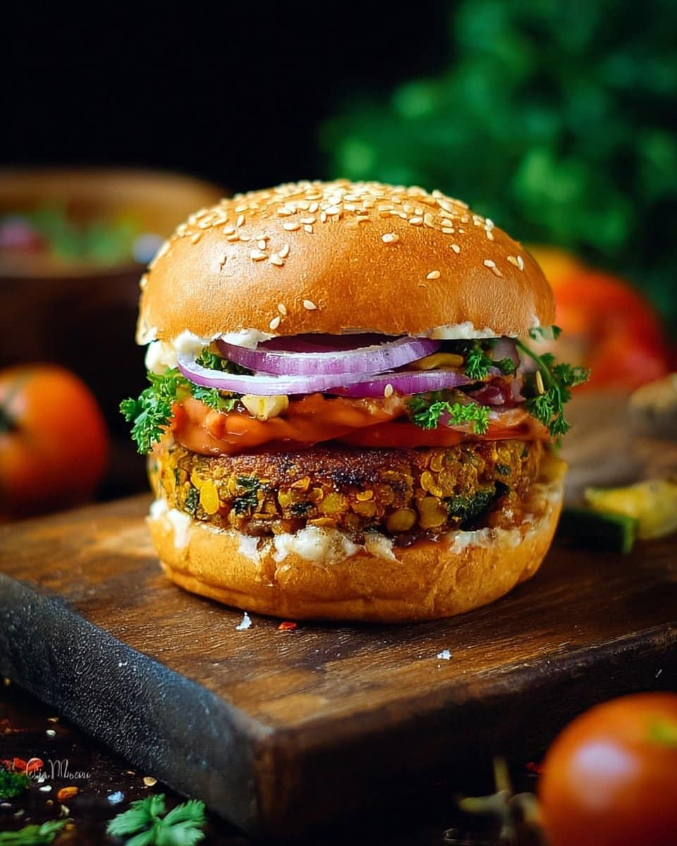 Aloo Tikki Burger | Spiced Potato Burger | Video