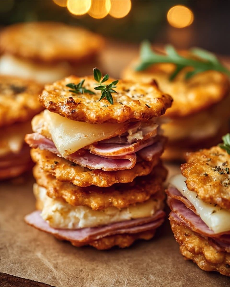 Ritz Cracker Party Sandwiches