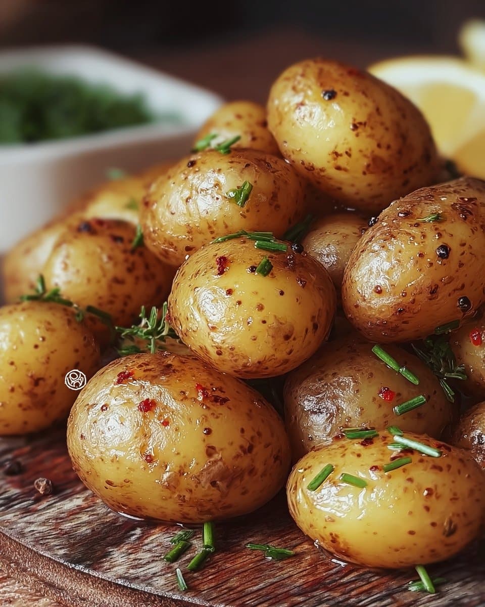 Buttered Garlic Baby Potatoes