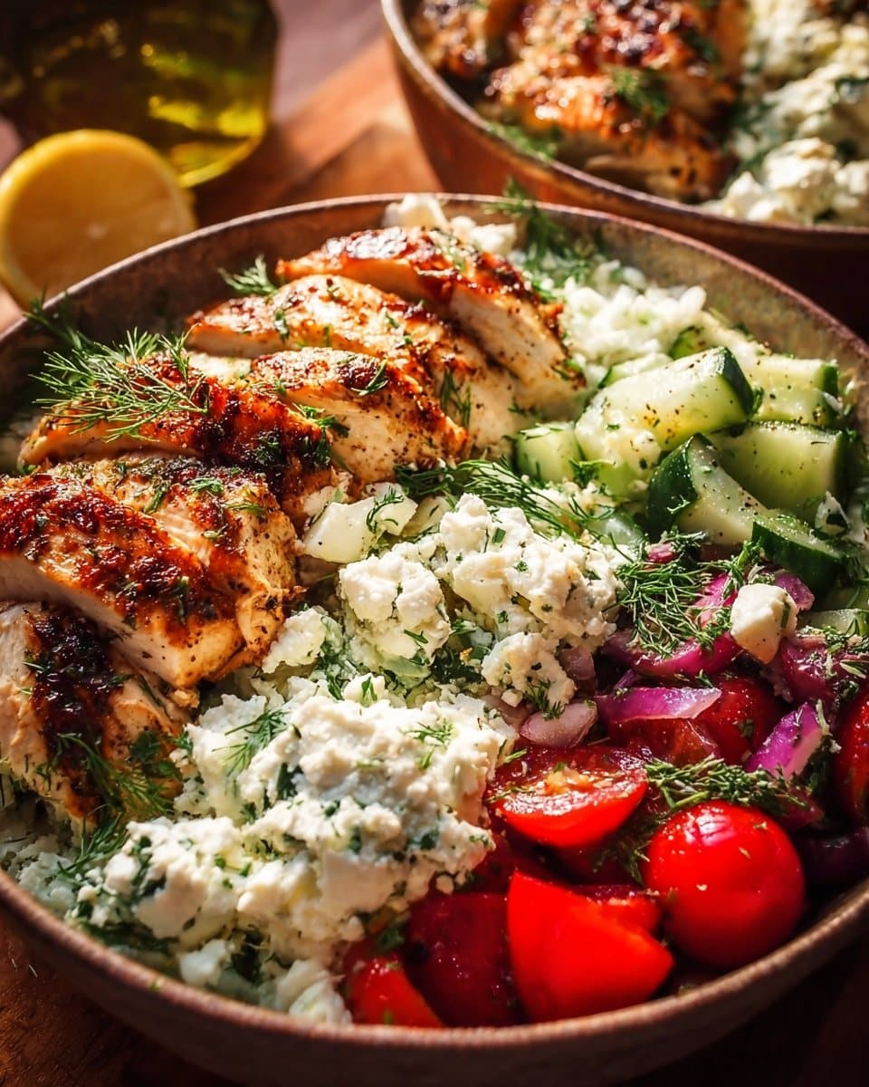 Greek Chicken Bowls