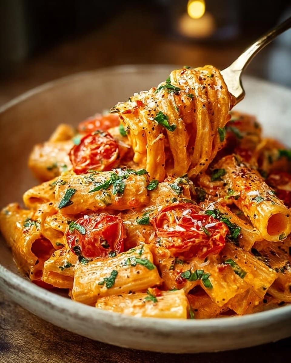 Creamy Tomato Garlic Pasta