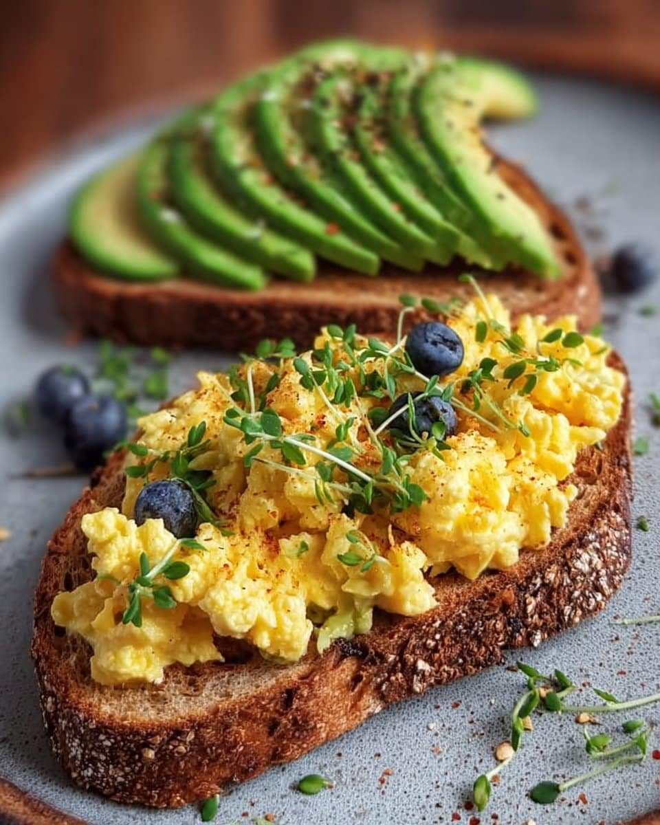 Avocado & Scrambled Egg Toast