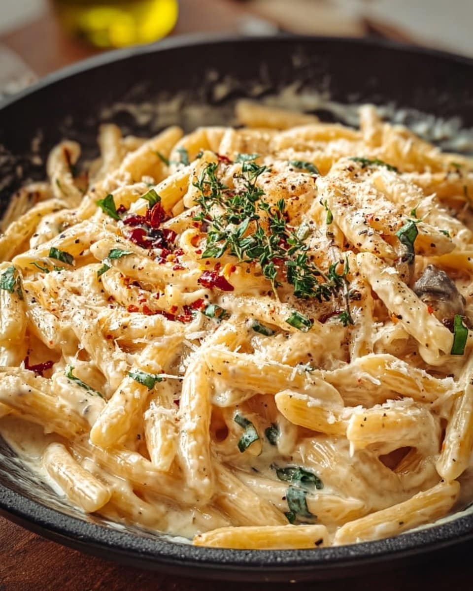 One Pot Creamy Garlic Pasta