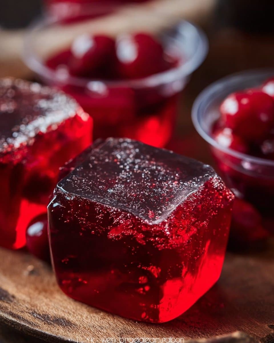 Cranberry Jello Shots