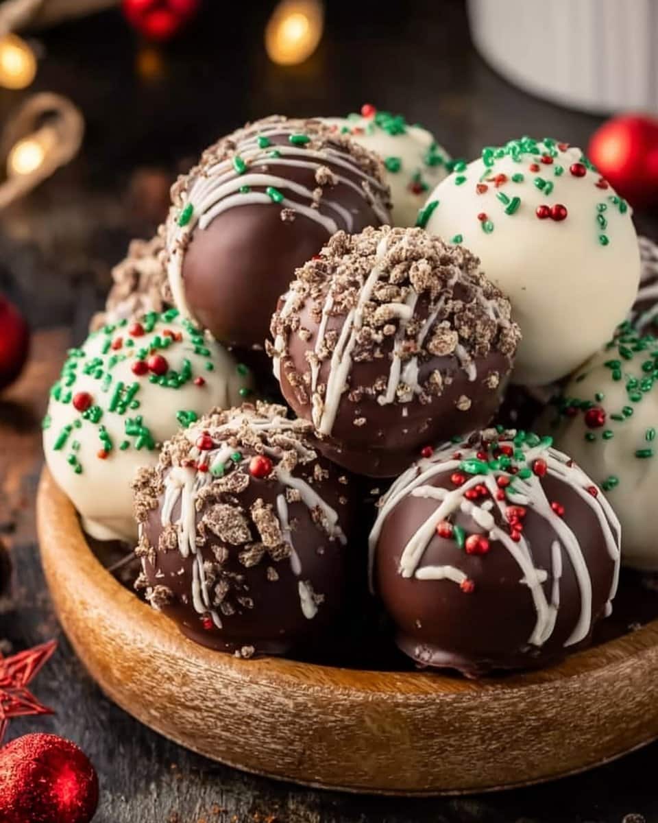 Christmas Oreo Truffles