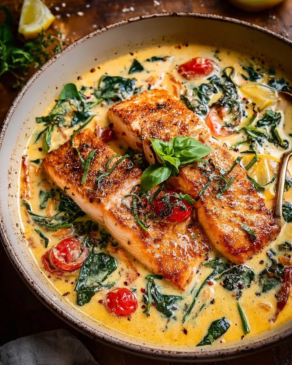 Creamy Tuscan Salmon