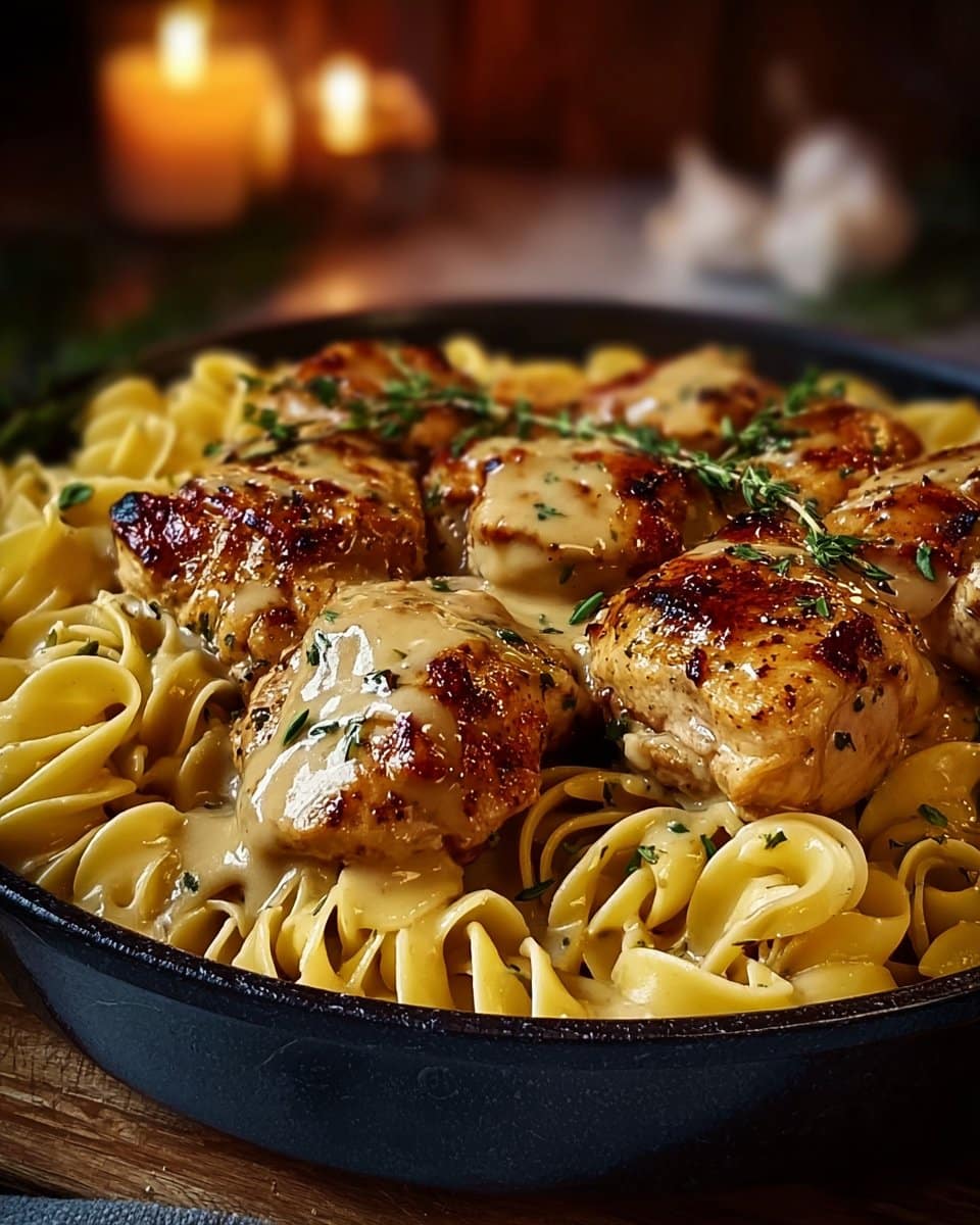 Easy One-Pan Chicken with Buttered Noodles