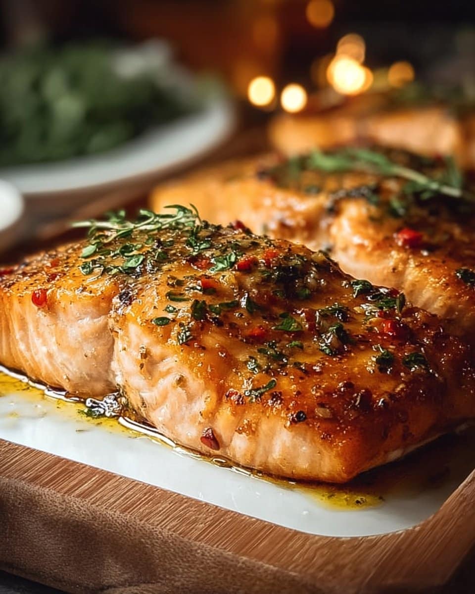 Texas Roadhouse Inspired Baked Salmon