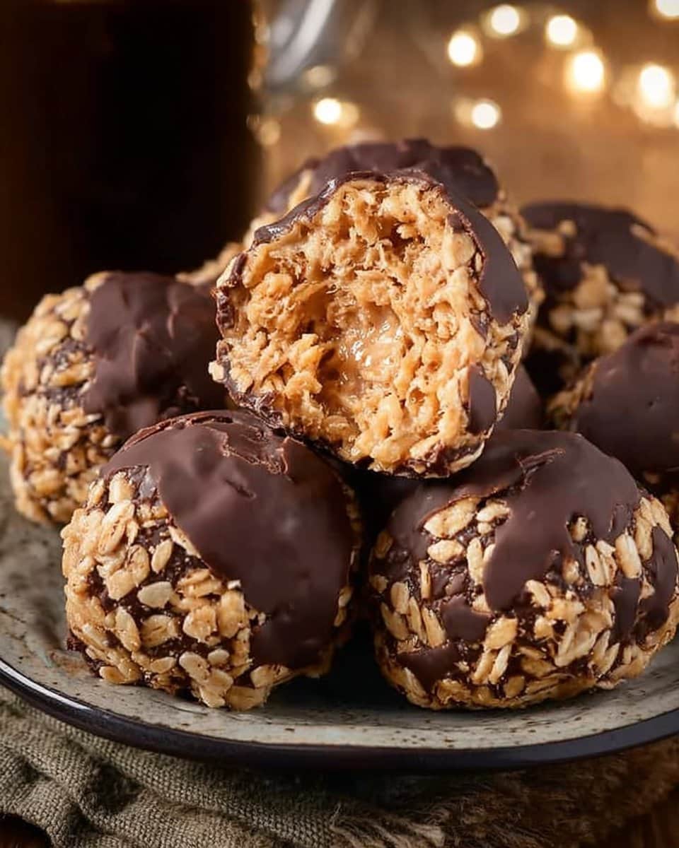 Peanut Butter Balls With Rice Krispies