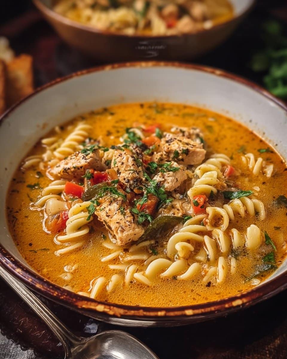 Cajun Chicken Soup Pasta