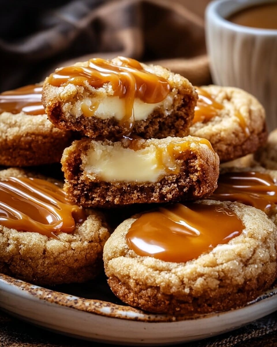 Caramel Cheesecake Cookies