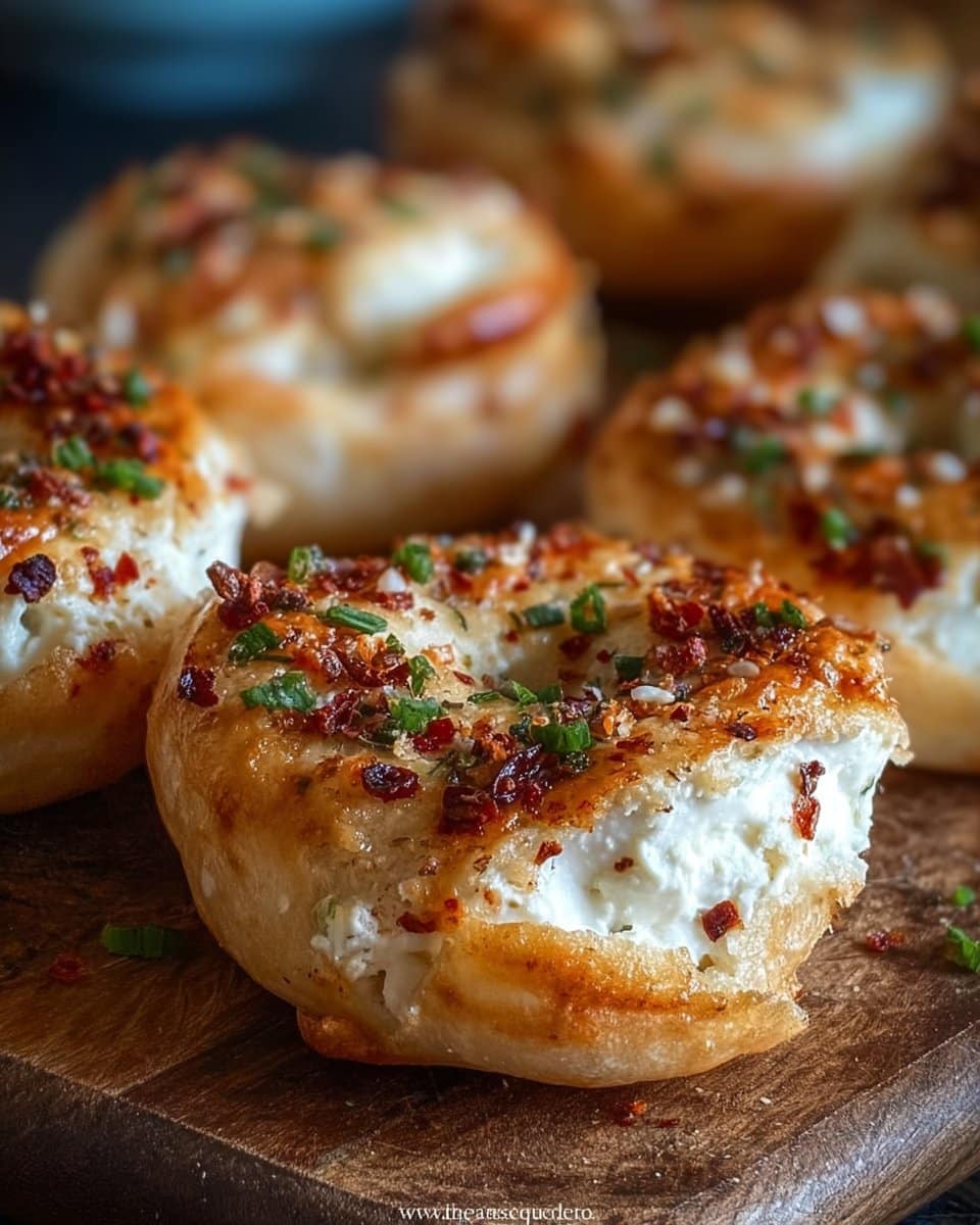 Tortilla Cream Cheese Bagel Bites