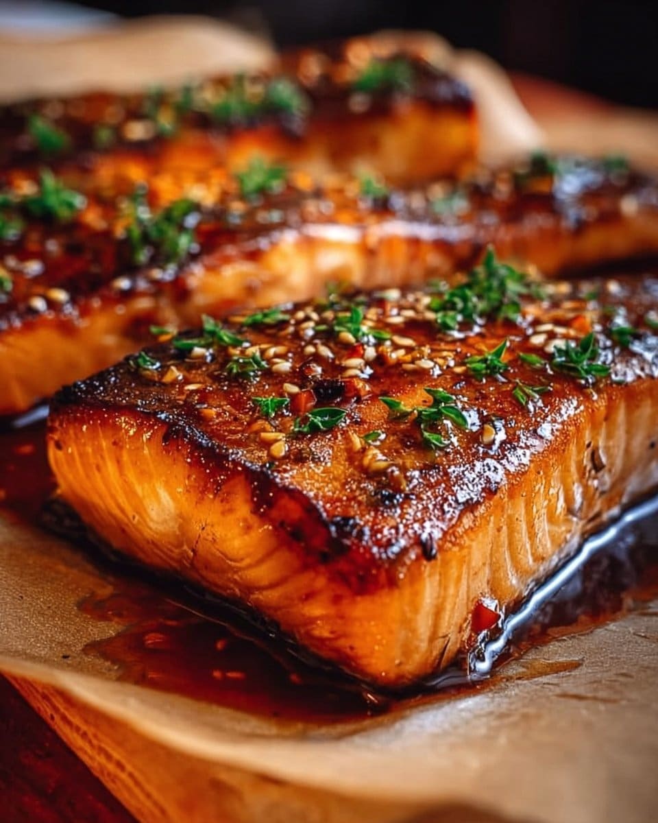 Crispy Honey Garlic Glazed Salmon Recipe