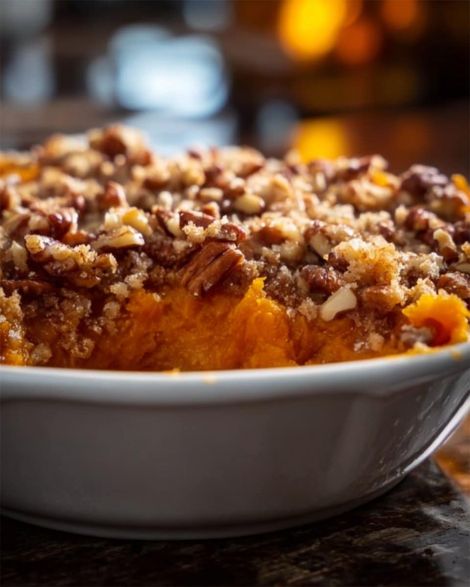 Ruth’s Chris Inspired Sweet Potato Casserole Delight