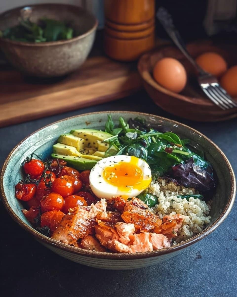 Quick Salmon Protein Bowl