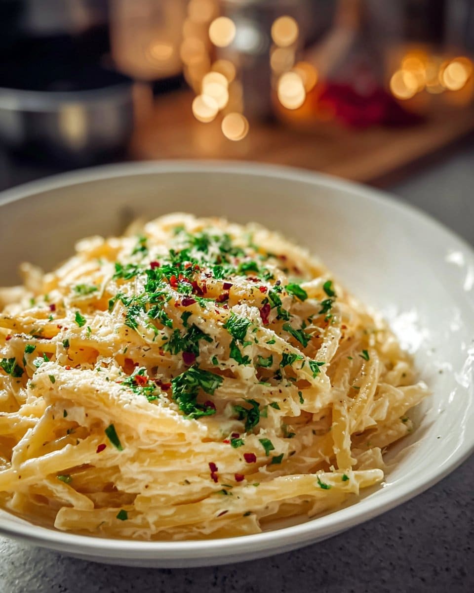 One Pot Creamy Garlic Pasta