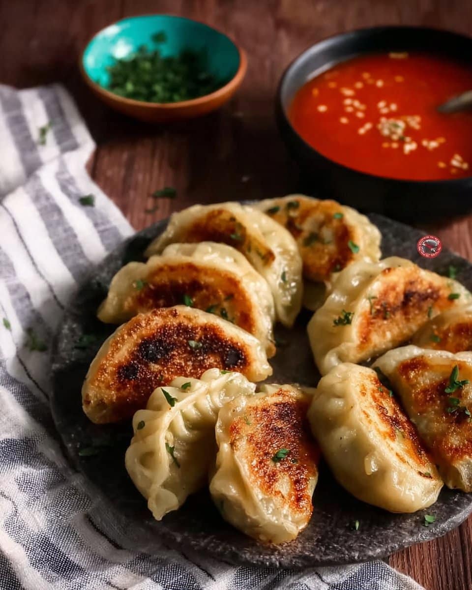 Pan Fried Momos | Pan Fried Vegetable Momos | Veg Pan Fried Momos Recipe