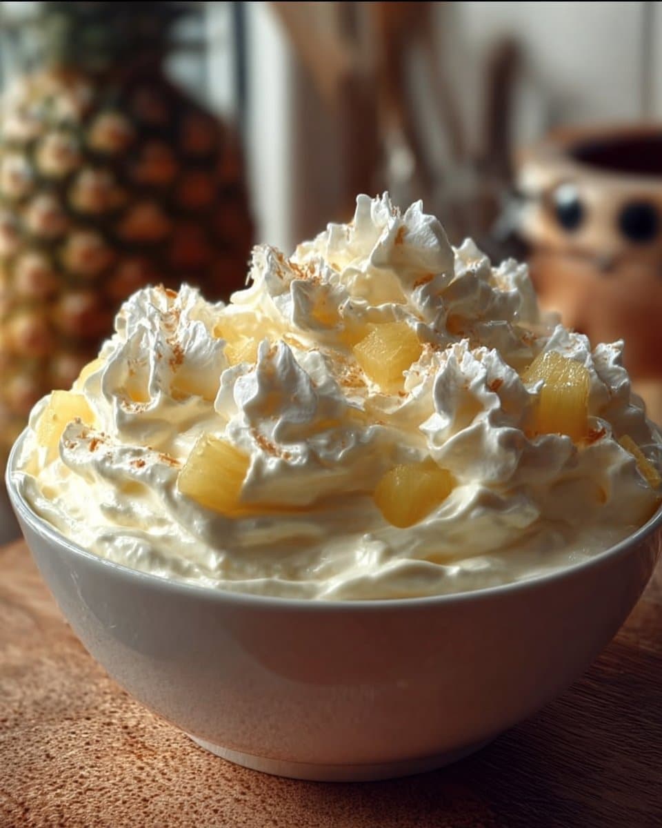 Creamy Cool Whip Pineapple Fluff