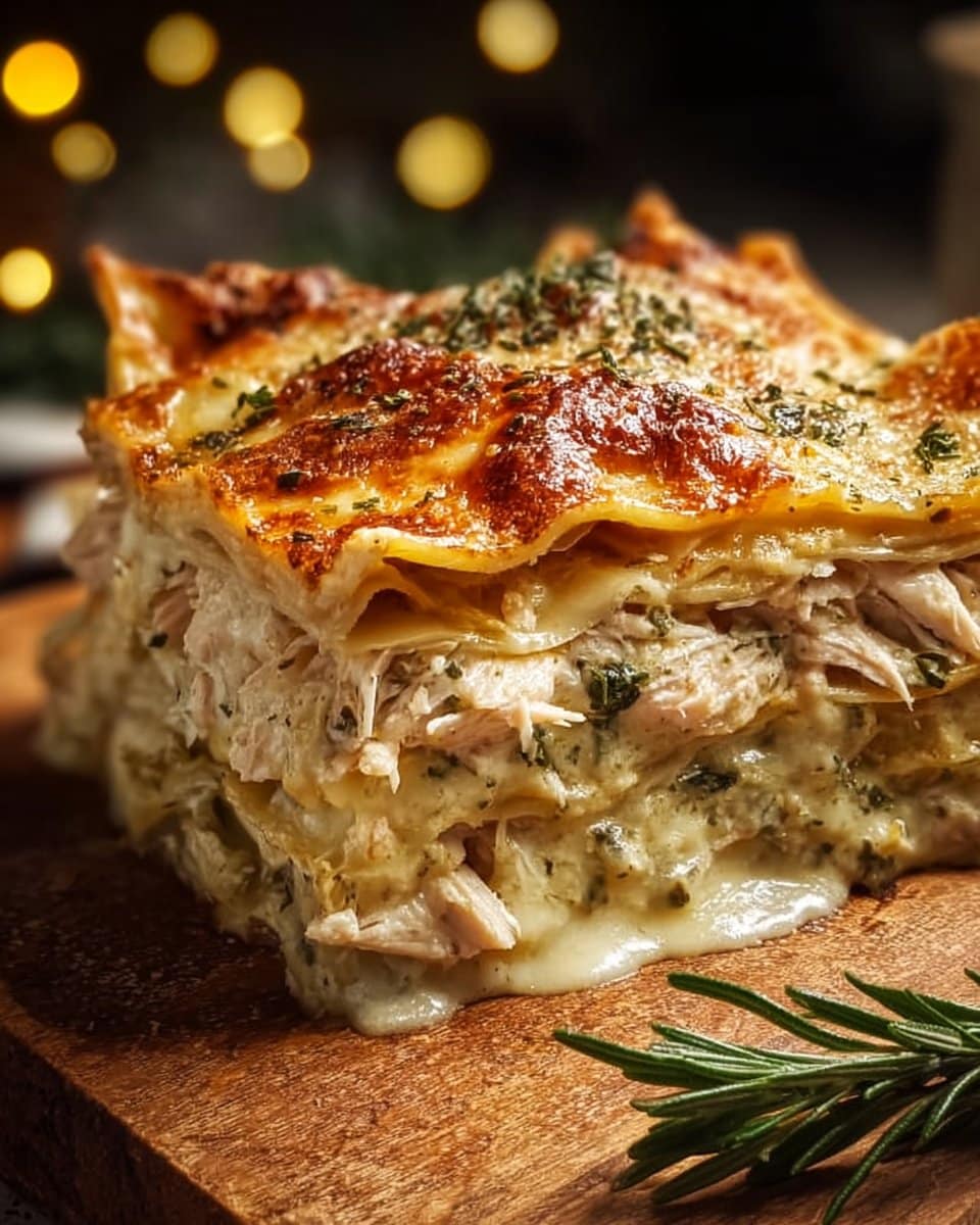 Rosemary Chicken Lasagna Layers