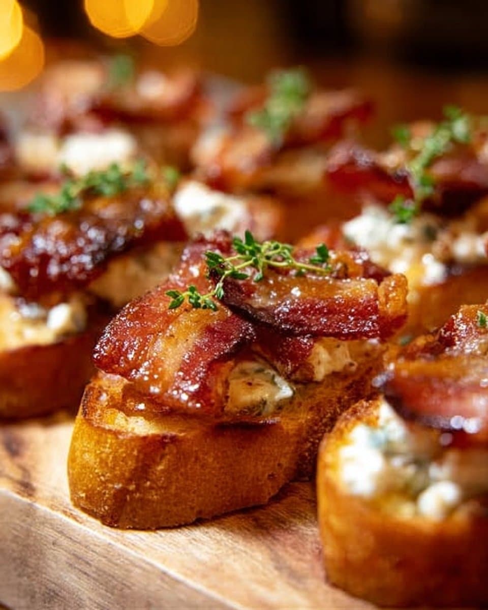 Million Dollar Bacon Crostini