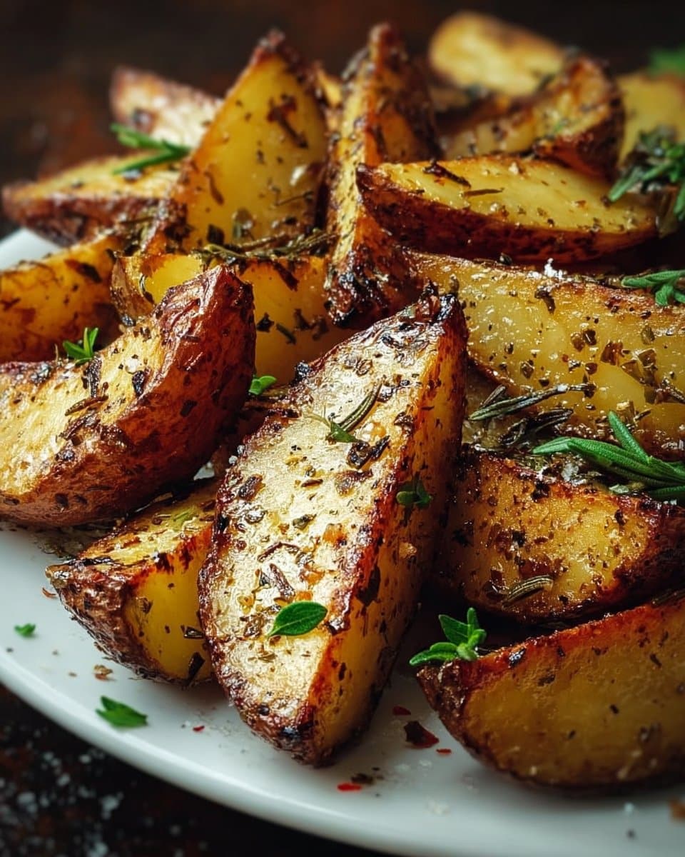 Herb Roasted Potato Wedges