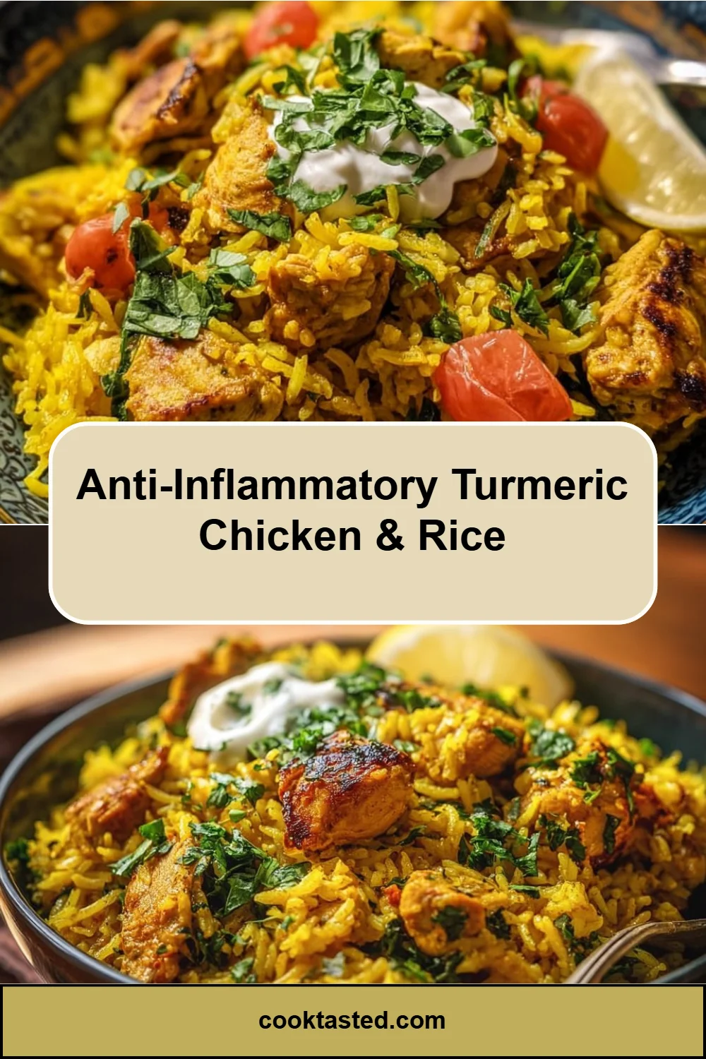 Anti-Inflammatory Turmeric Chicken & Rice