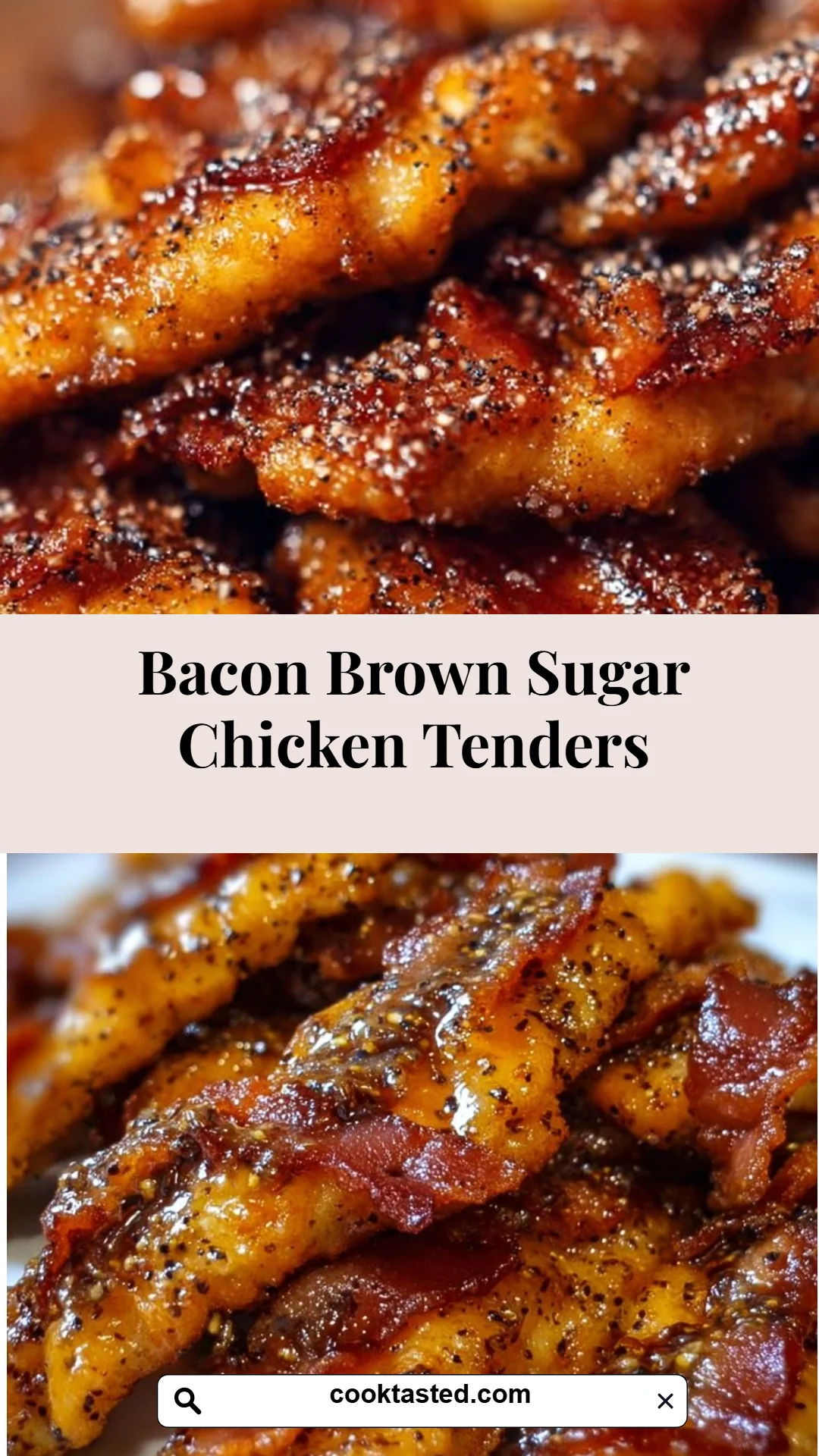 Bacon Brown Sugar Chicken Tenders