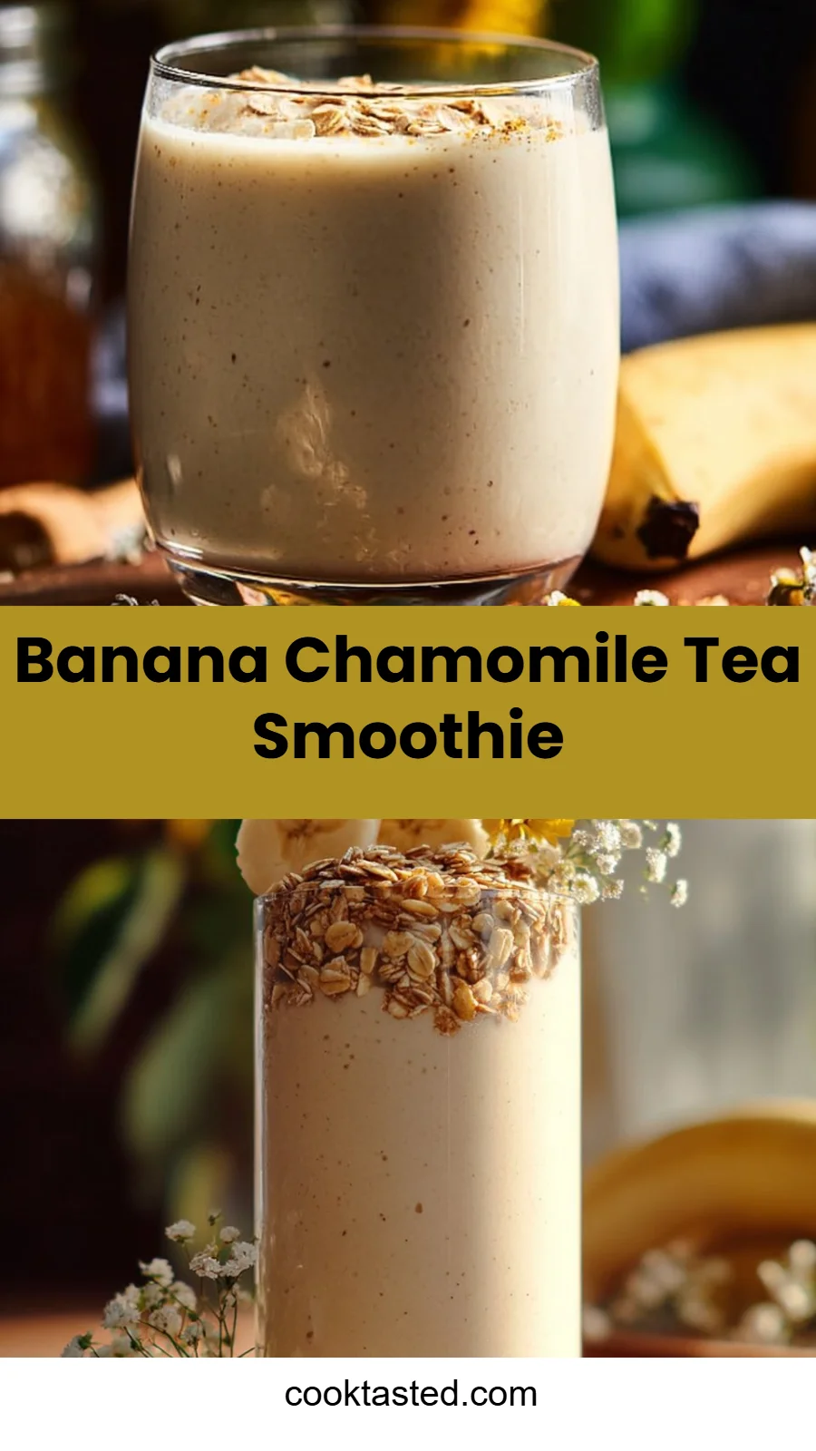 Banana Chamomile Tea Smoothie