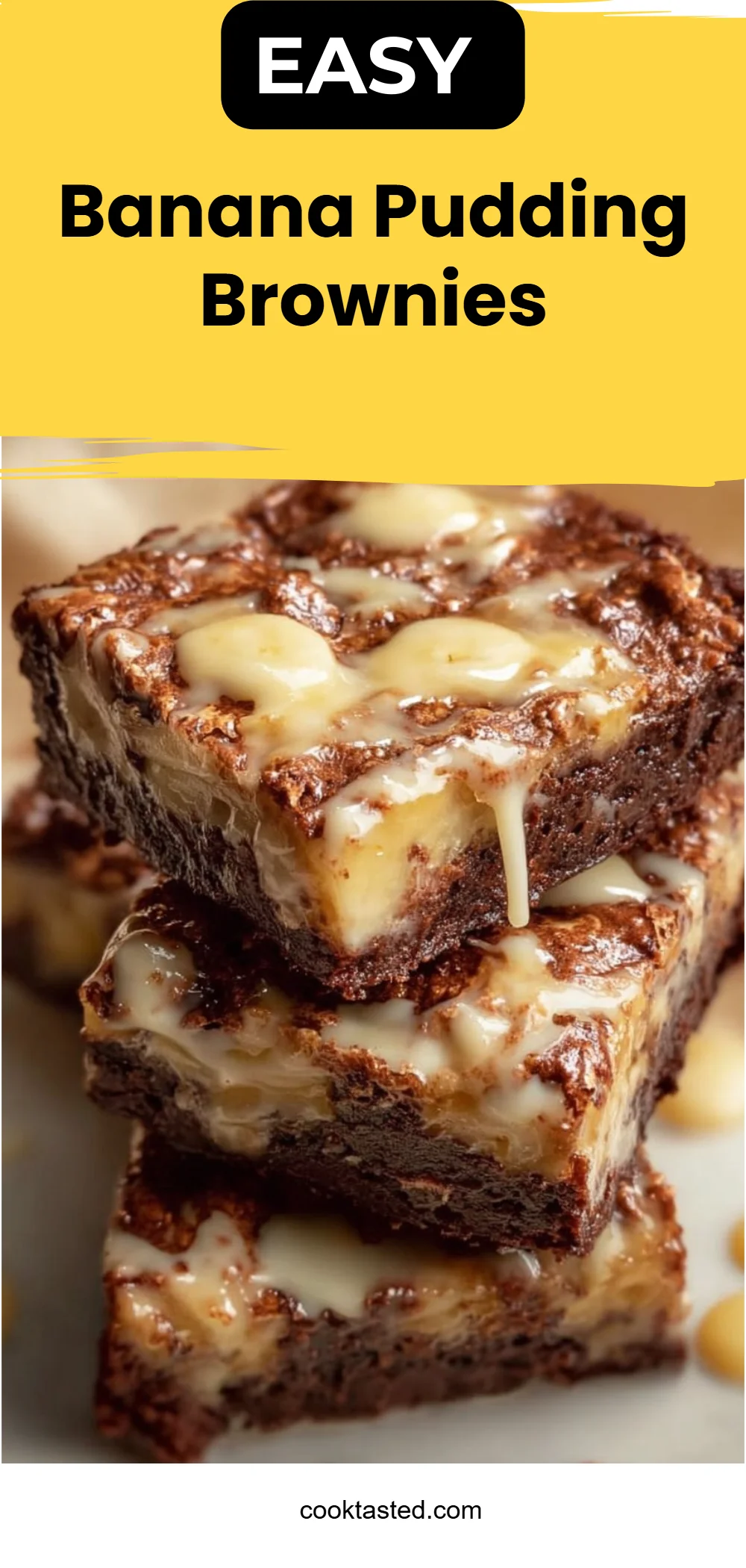 Banana Pudding Brownies