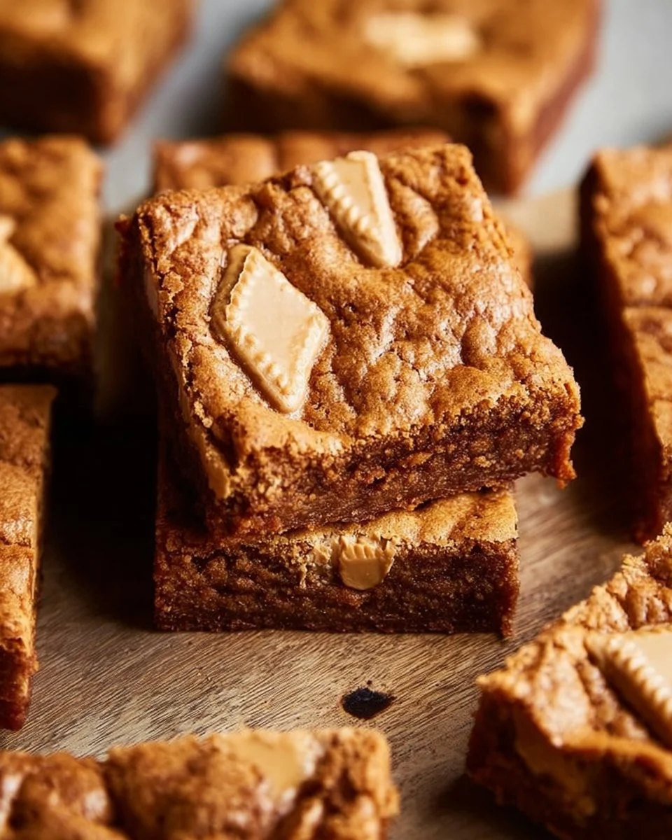 Biscoff Blondies
