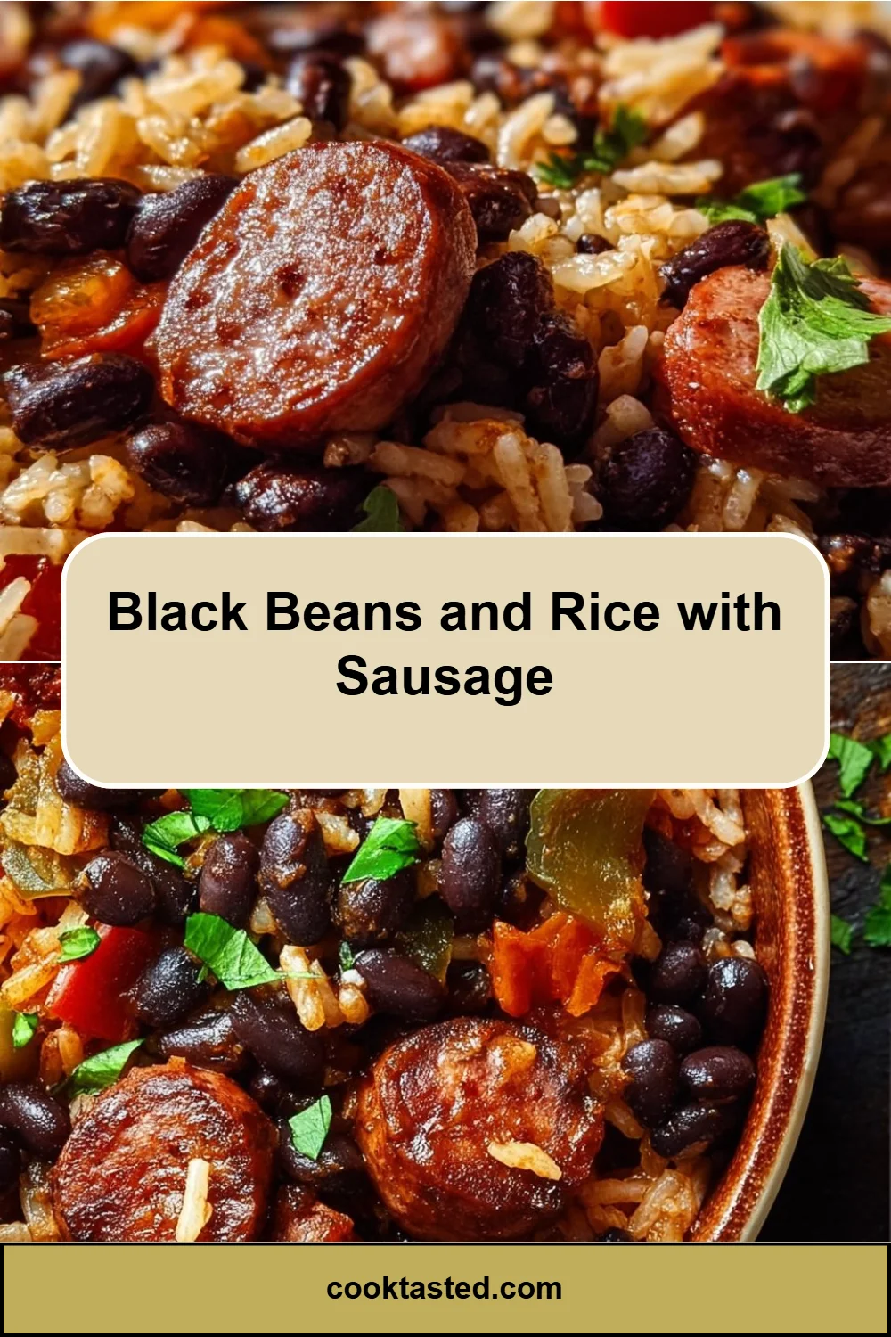 Black Beans and Rice with Sausage