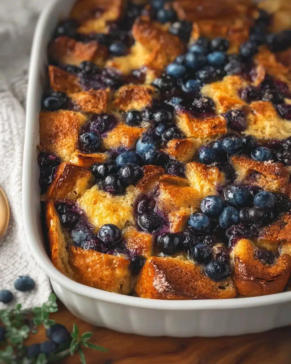 Blueberry French Toast Casserole – Comforting & Delicious