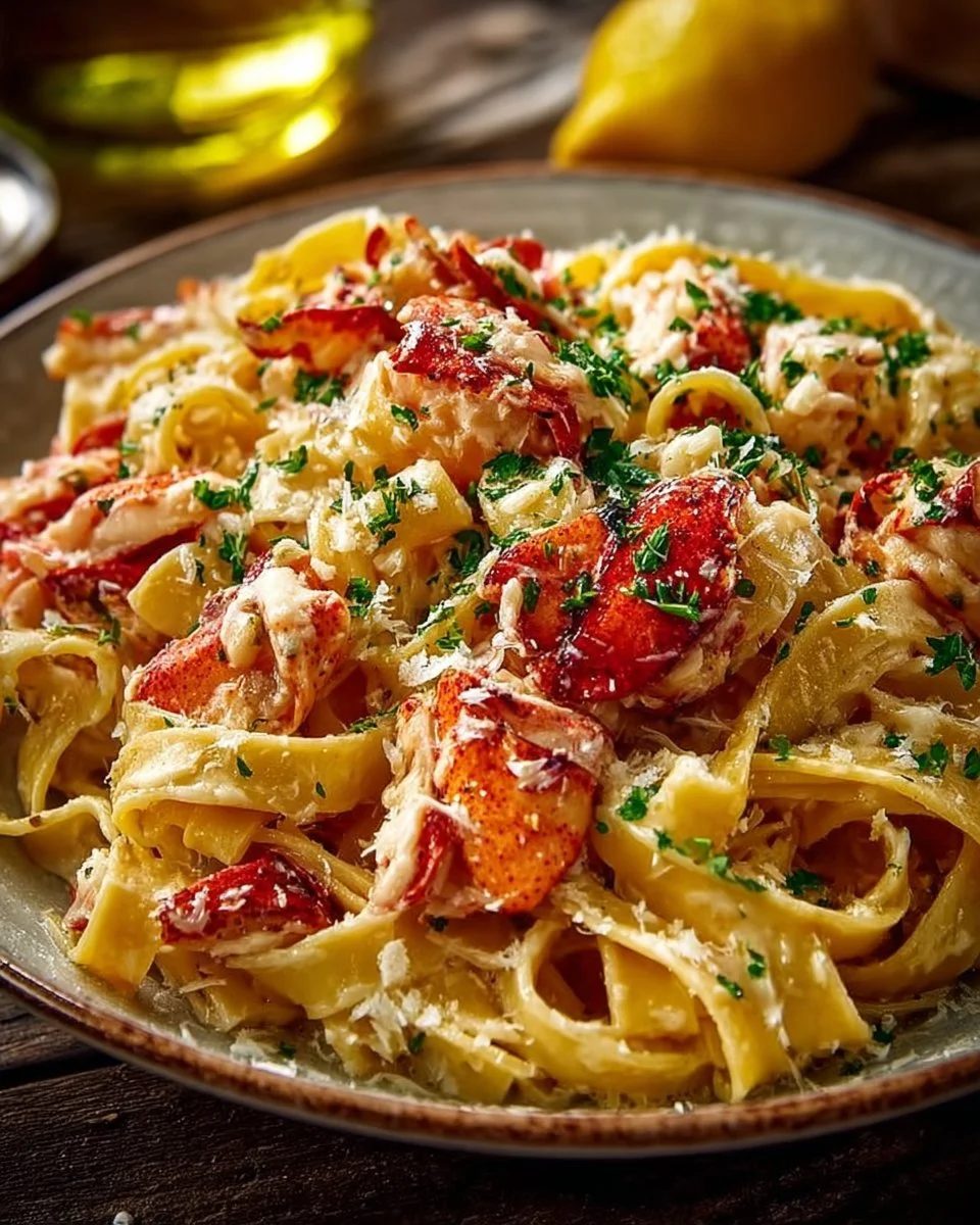 Buttered Lobster Pasta