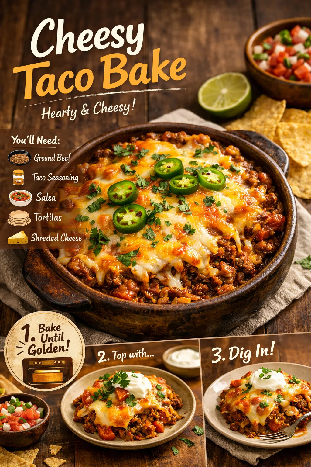 Cheesy Taco Bake