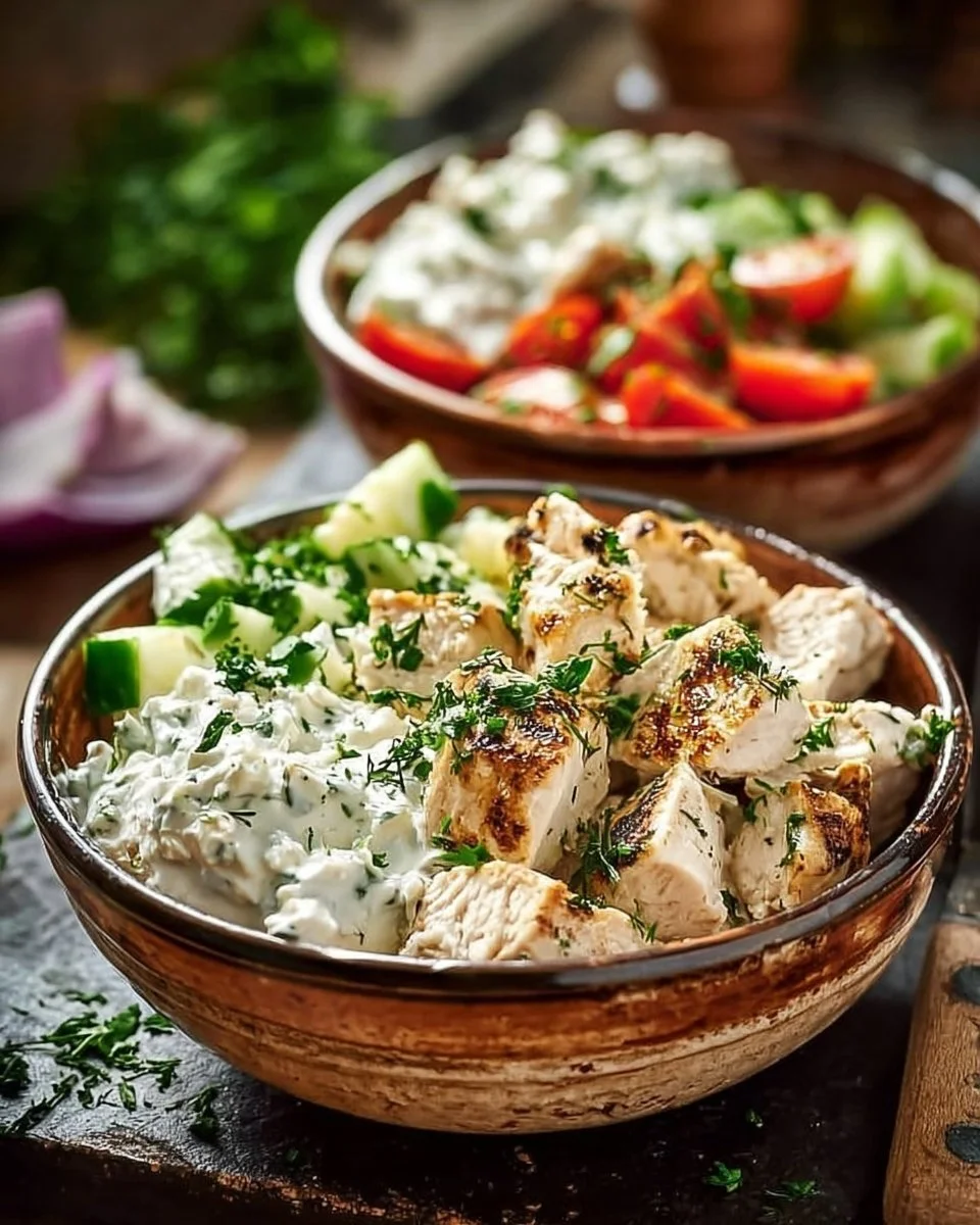 Chicken Tzatziki Bowls