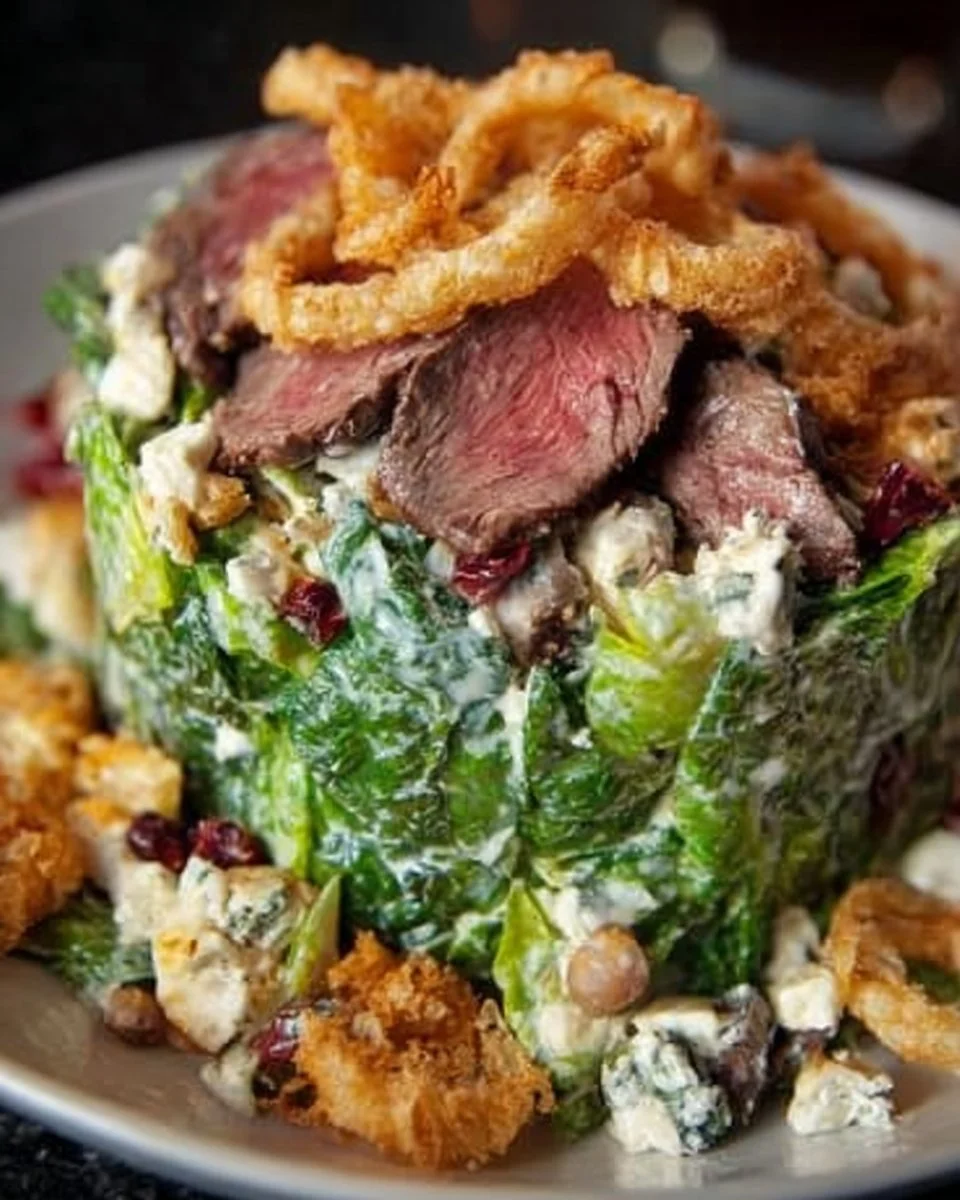 Copycat Ruth's Chris Steakhouse Salad with fresh ingredients